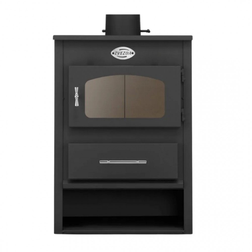 ᐉ Wood burning stove Zvezda 1 Eko, 6.9kW, Log – Top Prices